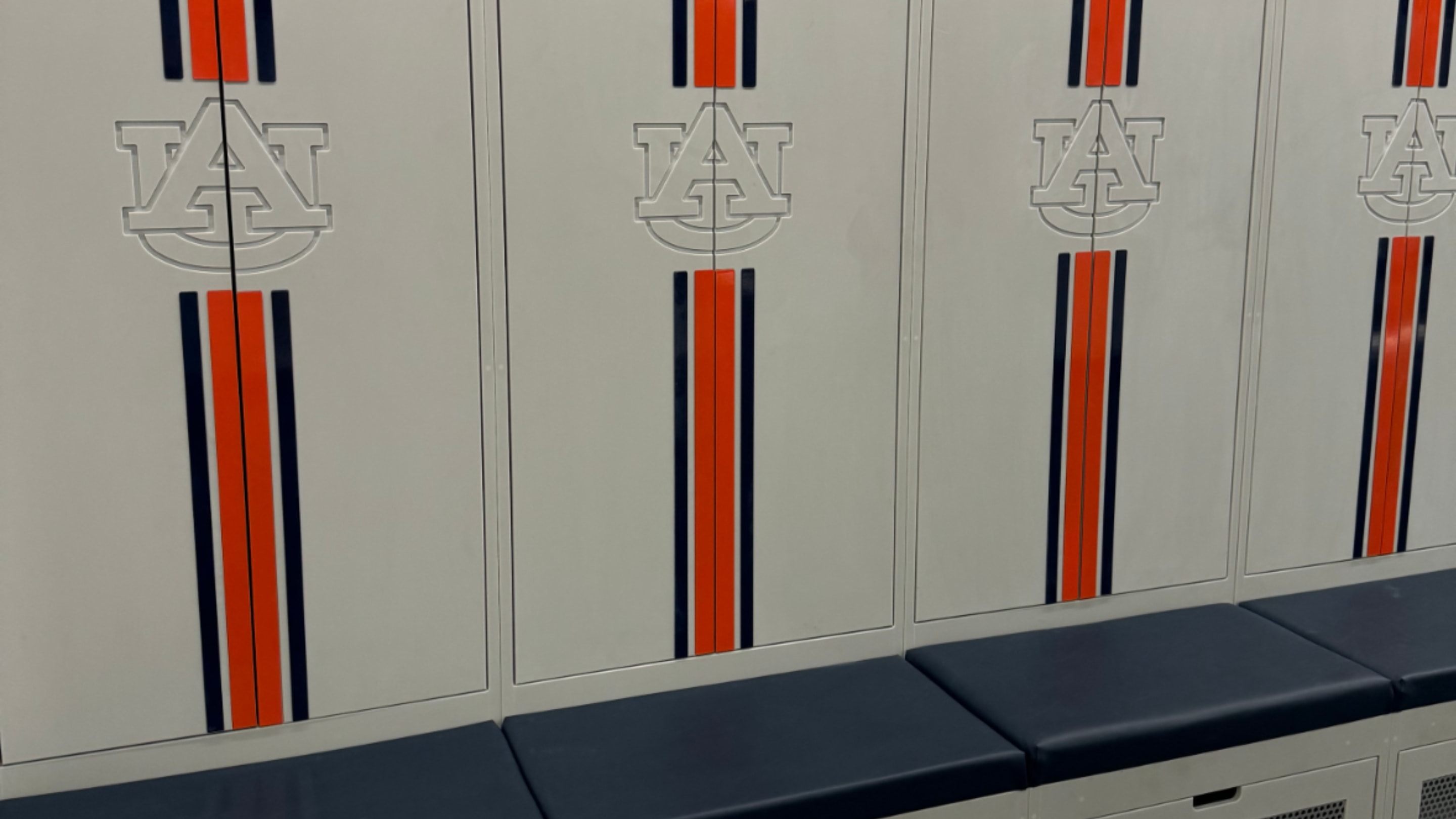 Auburn Baseball Locker Room