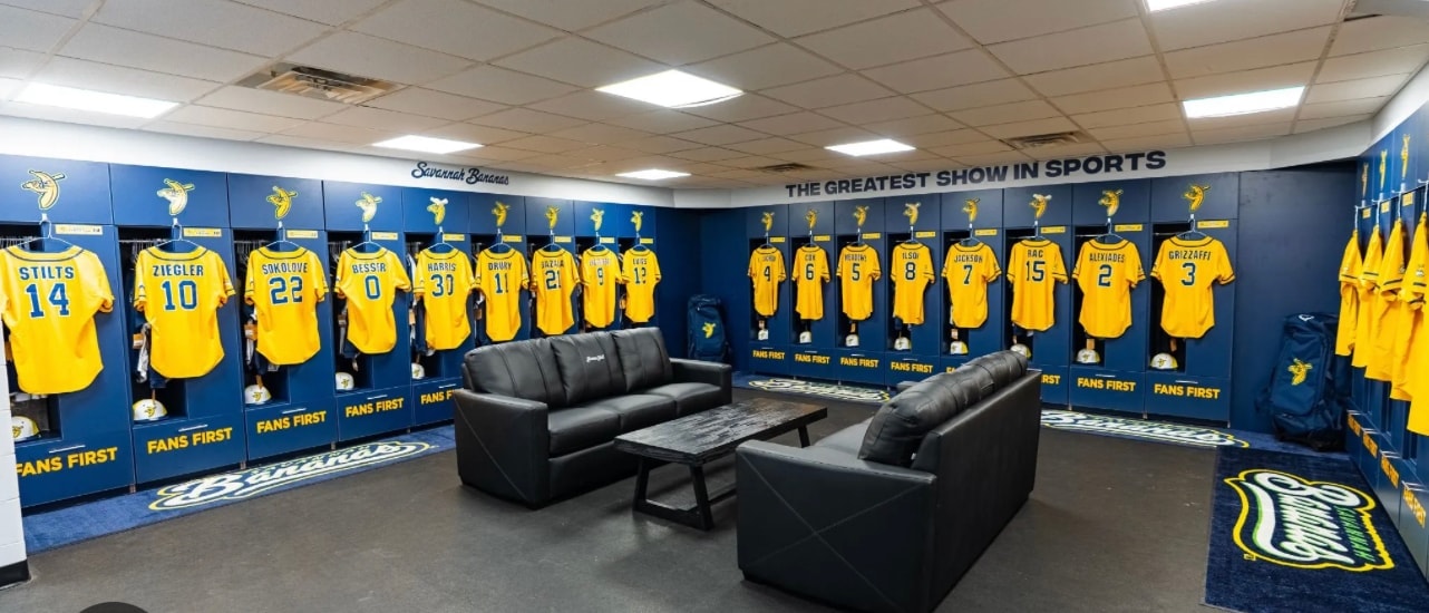 Savannah Bananas Locker Room